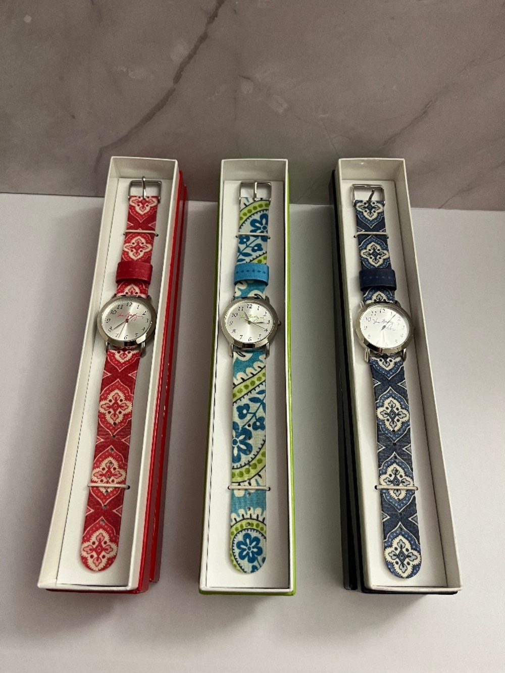 Retired Vera Bradley Limited Edition Bermuda & Nantucket Watch Bundle
